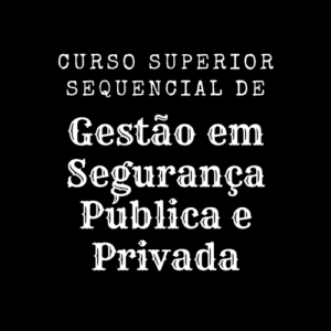 Curso Gestão Segurança publica